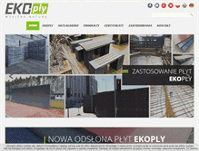 Tablet Screenshot of ekoply.com